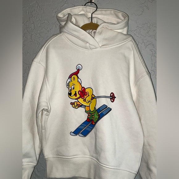 HARIBO Hoodie with Skiing Bear Graphic (NWOT) - Picture 5 of 9